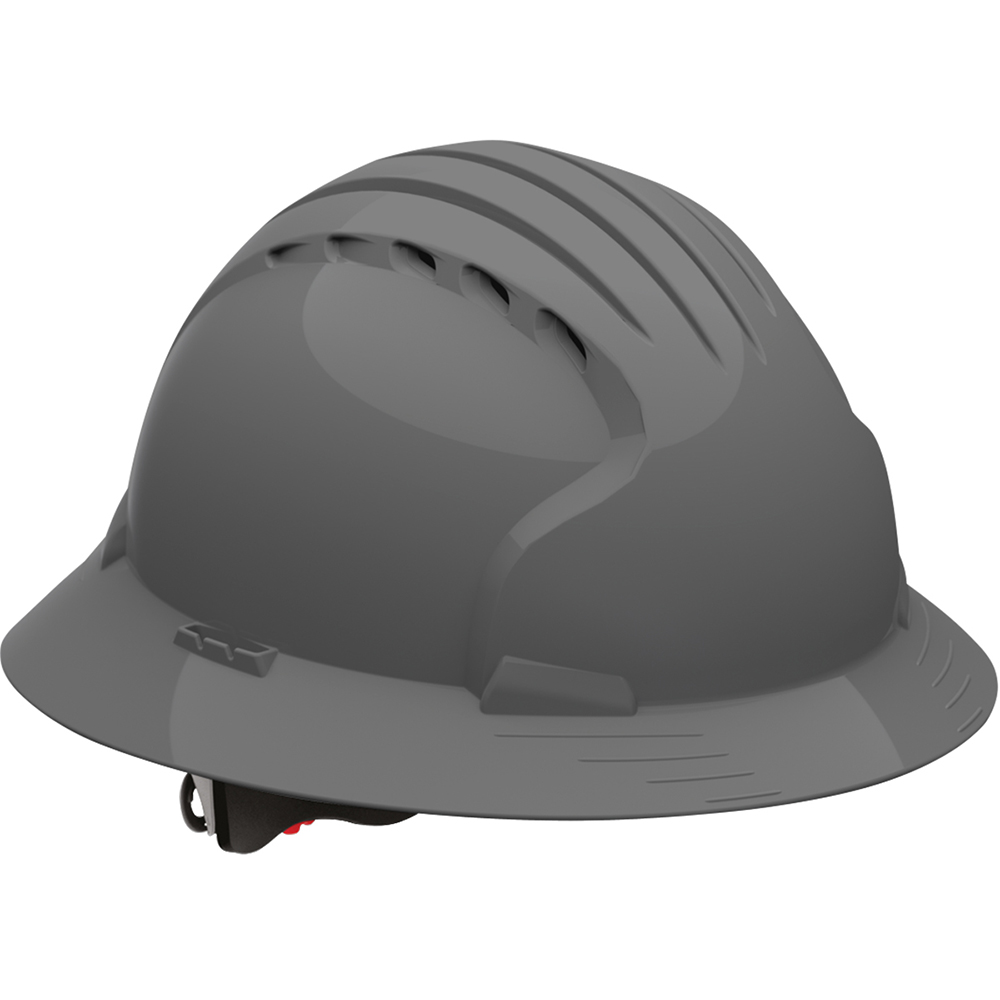 EVOLUTION DELUXE FULL BRIM VENTED GRAY - Hard Hats